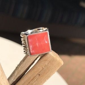 Silpada Cherry Quartz Silver Ring